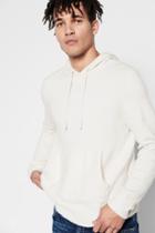 7 For All Mankind Pullover Sweater Hoodie In Ivory