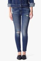 7 For All Mankind The High Waist Skinny With Destroy In Vintage Kensington