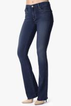 7 For All Mankind Slim Illusion Luxe: The Skinny Bootcut W/contour Waistband In Brilliant Blue
