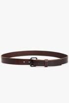 7 For All Mankind Scott Leather Belt In Brown