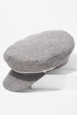 7 For All Mankind Brixton Ashland Cap In Light Grey