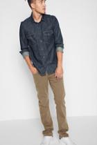 7 For All Mankind Luxe Performance Colored Denim: The Straight In Sand