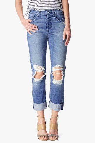 7 For All Mankind The 1984 Boyfriend In Rigid Vintage Indigo 3