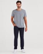 7 For All Mankind Men's Luxe Performance: The Straight With Clean Pocket In Deep Well