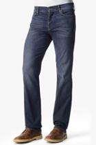 7 For All Mankind Luxe Performance: Standard Classic Straight Leg In Half Moon Blue