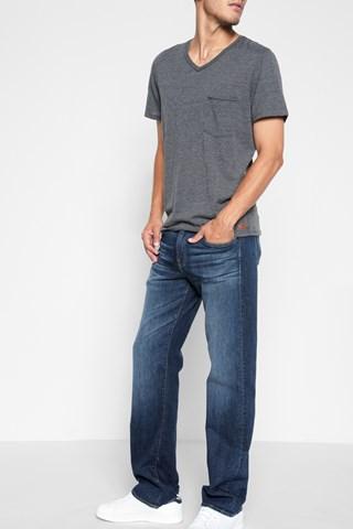 7 For All Mankind Austyn Relaxed Straight With Squiggle And Split Seam In Dimension
