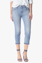 7 For All Mankind Cropped Relaxed Skinny With Released Hem In Cool Cloudy Blue