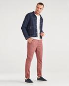 7 For All Mankind Men's Go To Chino In Dusty Rose