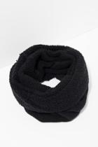 7 For All Mankind Poodle Tube Scarf In Black