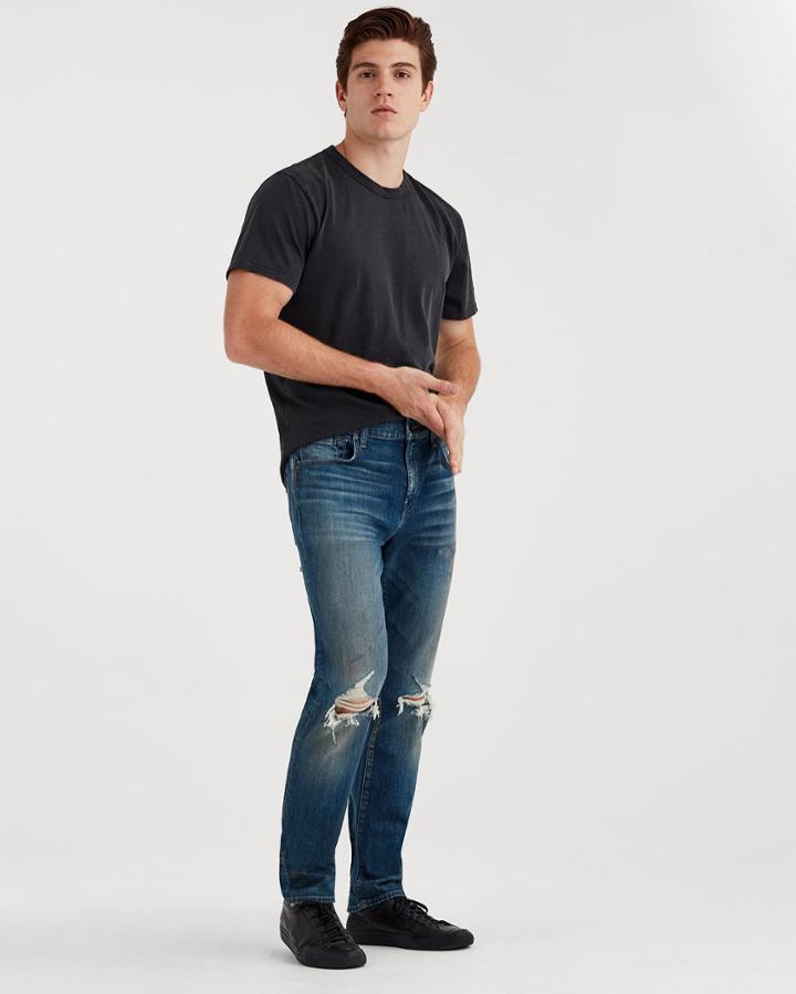 7 For All Mankind Men's Paxtyn Skinny With Clean Pocket In Techtonic