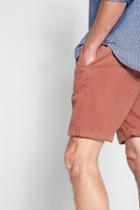 7 For All Mankind Chino Short In Red Earth