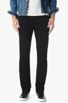 7 For All Mankind Luxe Performance Sateen The Straight In Black
