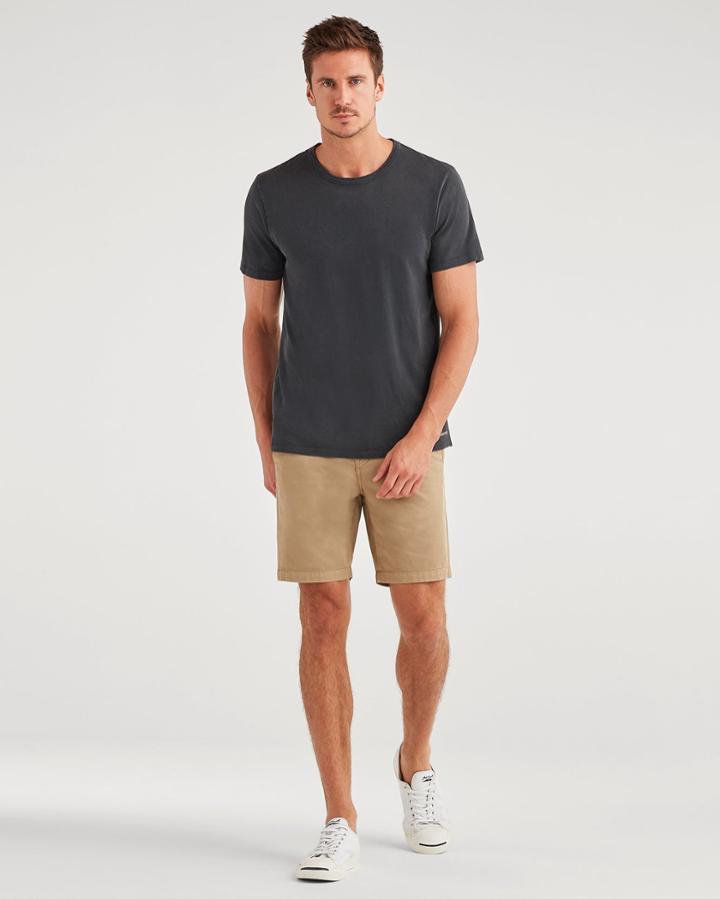 7 For All Mankind Men's Slim Chino Short In Khaki
