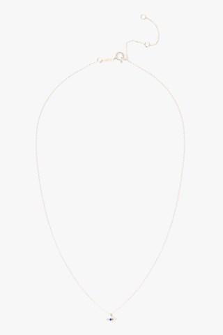 7 For All Mankind Evil Eye Chain Choker In Silver