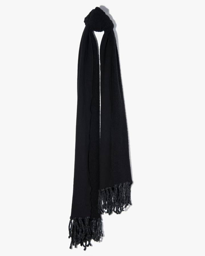 7 For All Mankind Women's Donni Poodle Scarf In Black