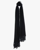 7 For All Mankind Women's Donni Poodle Scarf In Black