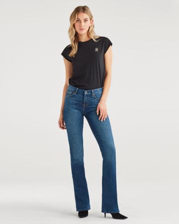 7 For All Mankind Women's Kimmie Bootcut In Echo Lake