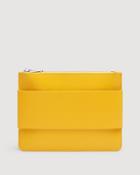 7 For All Mankind Women's Mankind Clutch In Yellow