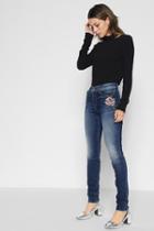 7 For All Mankind The Skinny With Patches In Liberty