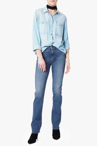 7 For All Mankind B(air) Denim Kimmie Straight In Sunset