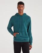 7 For All Mankind Men's Commons Graphic Hoodie In Vintage Spruce