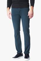 7 For All Mankind Luxe Performance Colored Denim Slimmy Slim Straight In Teal