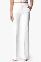 7 For All Mankind High Waist Fashion Trouser In Runway White