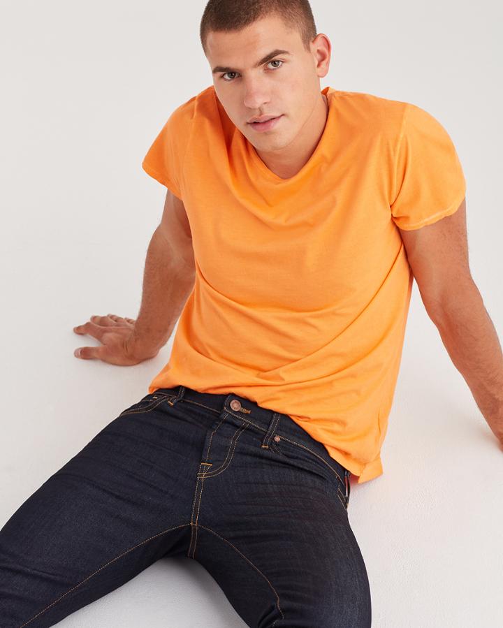 7 For All Mankind Airweft Denim Paxtyn Skinny With Clean Pocket In Caveat