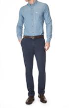 7 For All Mankind Men's Luxe Performance Slimmy Chino In Sateen Navy