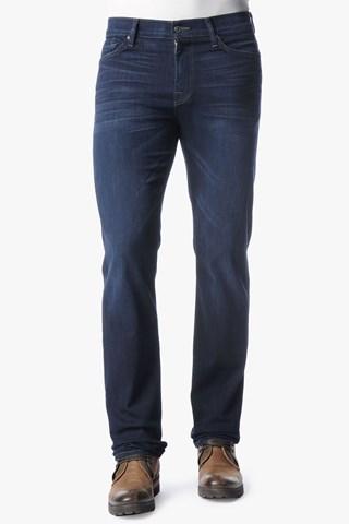 7 For All Mankind Luxe Performance: Slimmy Straight Leg In Blue Ice