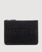 7 For All Mankind Large Mankind Clutch In Black