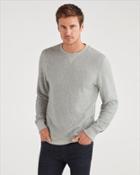 7 For All Mankind Men's Commons Sweatshirt In Heather Grey