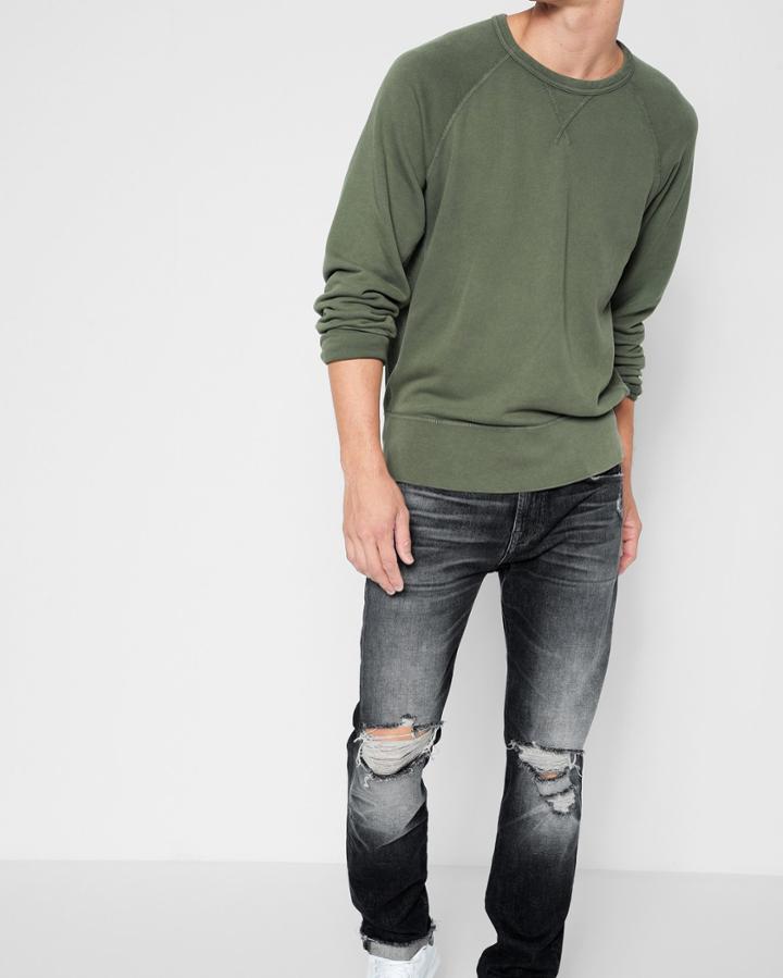 7 For All Mankind Men's Cropped Paxtyn Skinny With Raw Flip Up Hem In Blowout