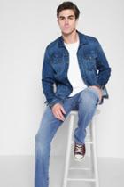 7 For All Mankind Airweft Denim The Straight In Amalfi Coast