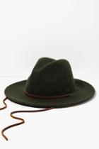 7 For All Mankind Field Hat In Heather Green