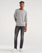 7 For All Mankind Men's Luxe Sport Skinny Paxtyn With Clean Pocket In Authentic Vicious Grey