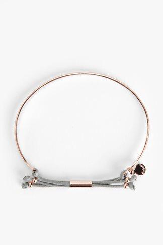 7 For All Mankind Gorjana Taner Loop Bracelet In Gray