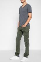 7 For All Mankind Luxe Performance Colored Denim: The Straight In Fatigue