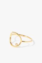 7 For All Mankind Open Circle Ring In Gold