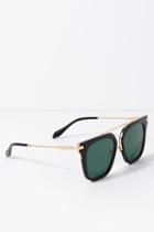 7 For All Mankind Parker Sunglasses In Black Green