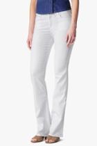 7 For All Mankind Kimmie Bootcut In Clean White