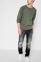 7 For All Mankind Cropped Paxtyn Skinny With Raw Flip Up Hem In Blowout