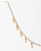7 For All Mankind Women's Five And Two Willa Necklace In Gold