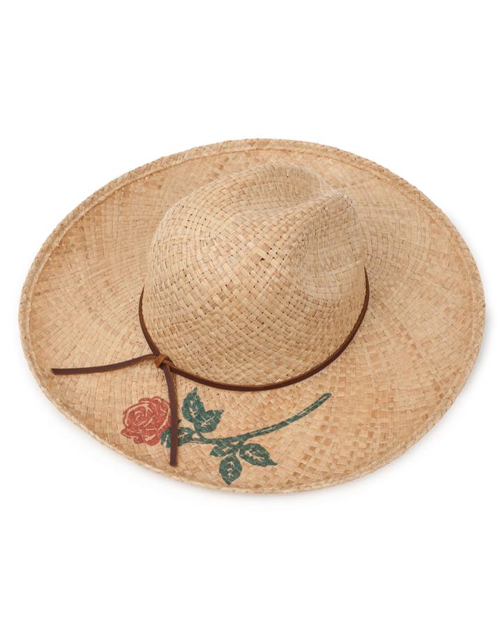 7 For All Mankind Brixton Jenna Fedora In Tan