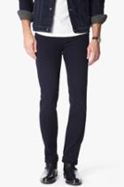 7 For All Mankind Luxe Performance Colored Denim: Slimmy Slim Straight In Night Navy