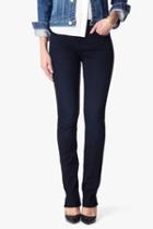 7 For All Mankind B(air) Denim The Kimmie Straight In Blue Black River Thames