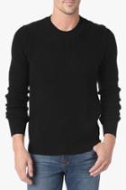 7 For All Mankind Crewneck Sweater In Black