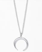 7 For All Mankind Five And Two Jolee Necklace In Silver