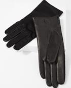 7 For All Mankind Women's Amato Calf Hair Short Gloves In Black
