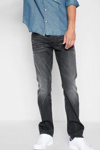 7 For All Mankind Airweft Denim The Straight In Halide Grey